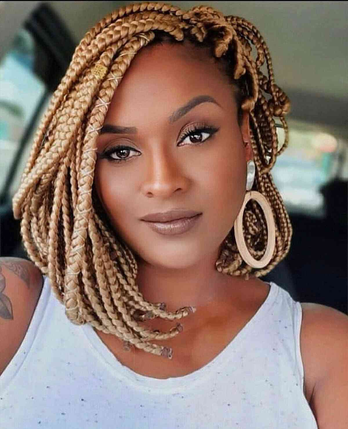 24 Hottest Blonde Box Braids for 2025