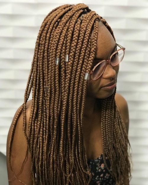 24 Hottest Blonde Box Braids for 2025