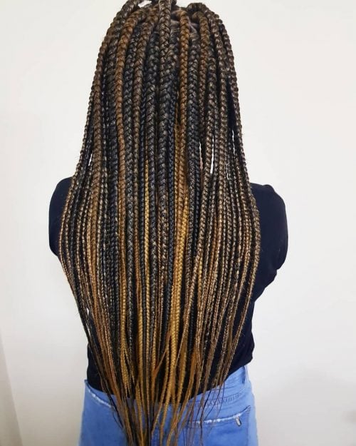 24 Hottest Blonde Box Braids for 2025