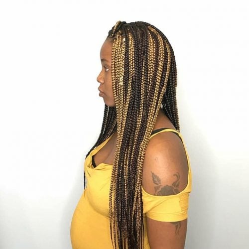 24 Hottest Blonde Box Braids for 2025