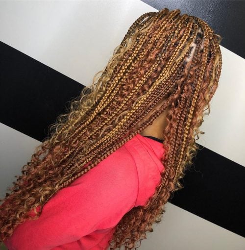 24 Hottest Blonde Box Braids for 2025