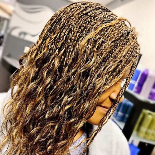 32 On-Point Micro Braids Black Women Are Getting in 2025