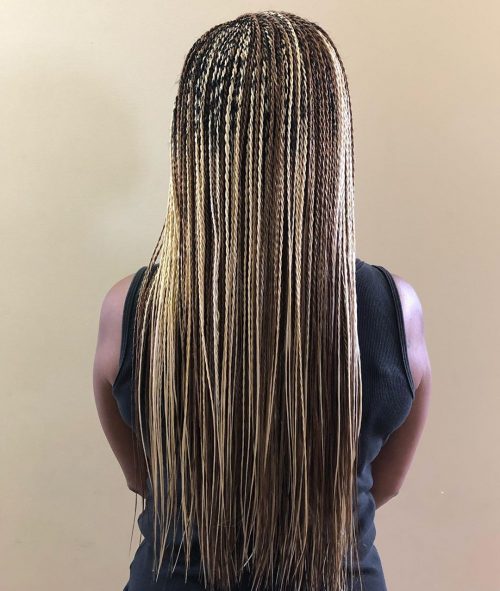 32 On-Point Micro Braids Black Women Are Getting in 2025