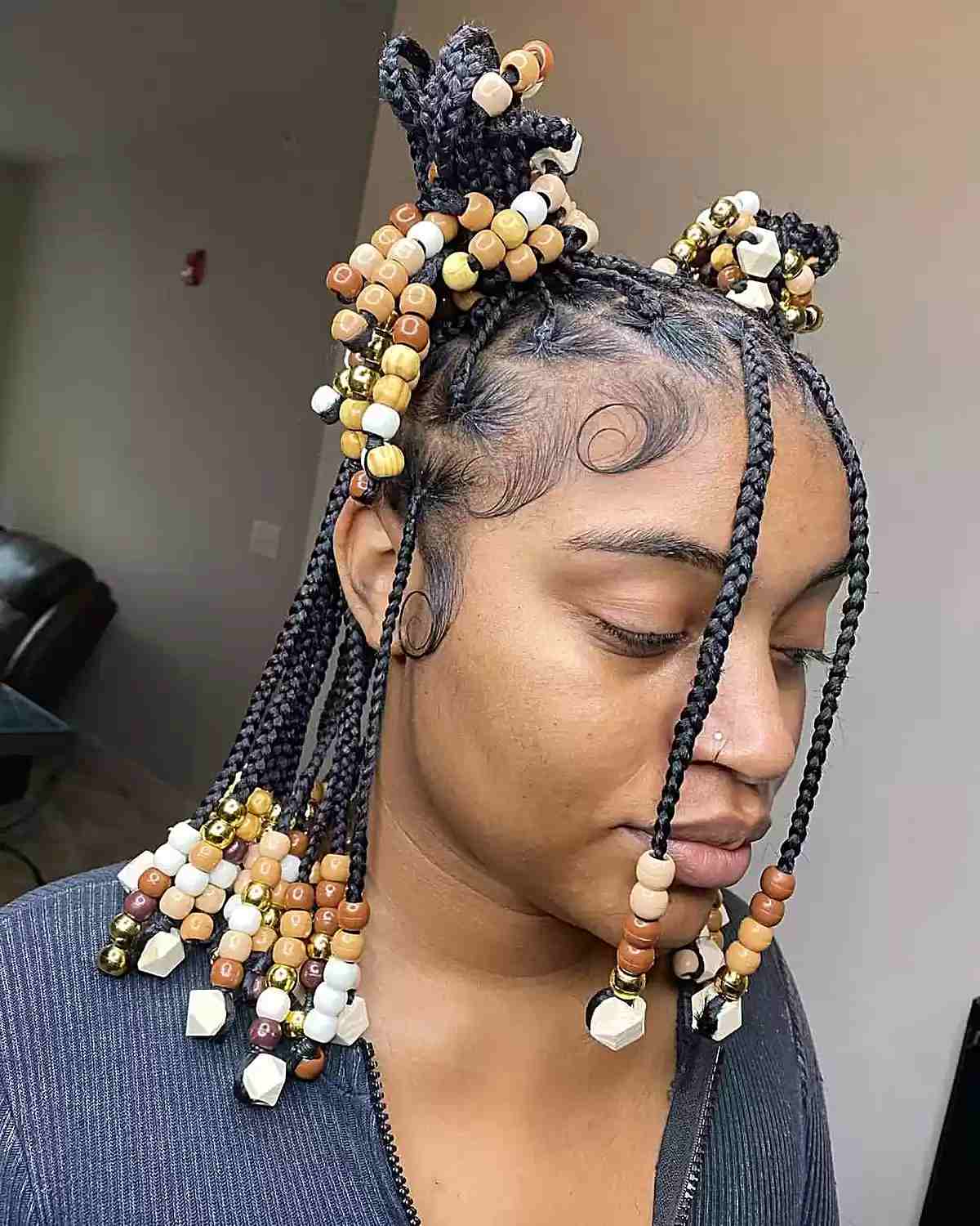 Knotless Braids with Beads: 35 Coolest Ideas for 2025