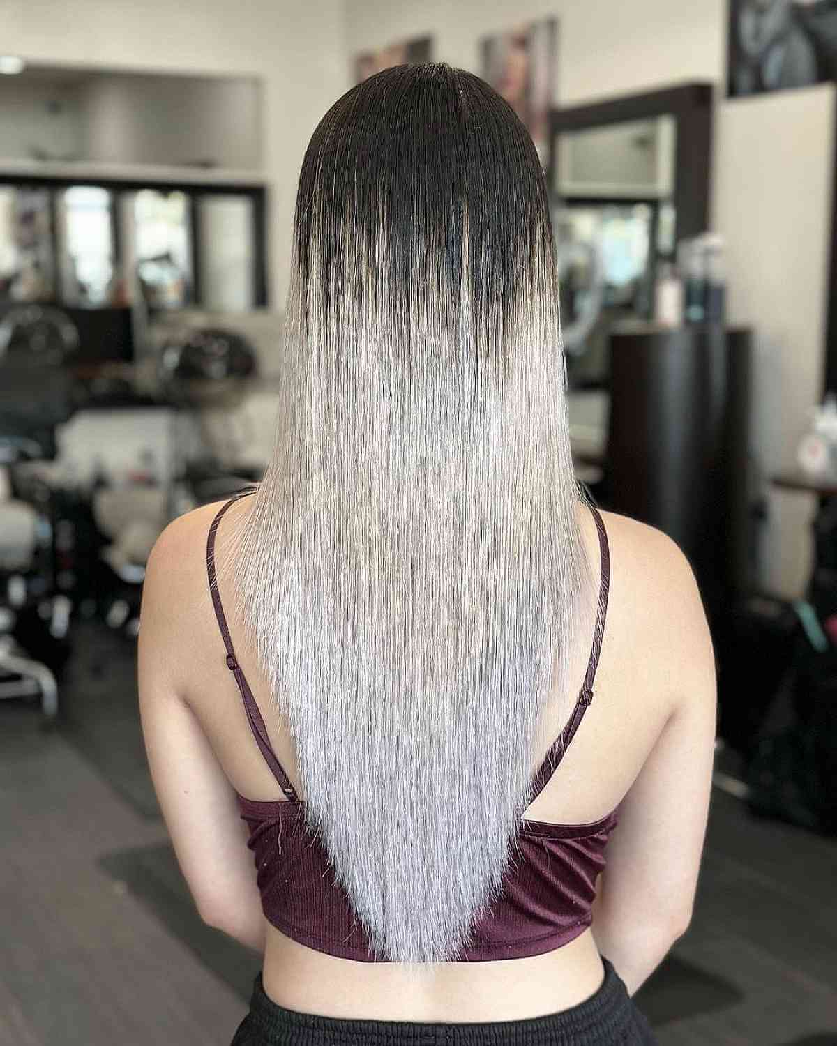 40 V-Cut on Long Hair Ideas for That Trendy V Shape Look