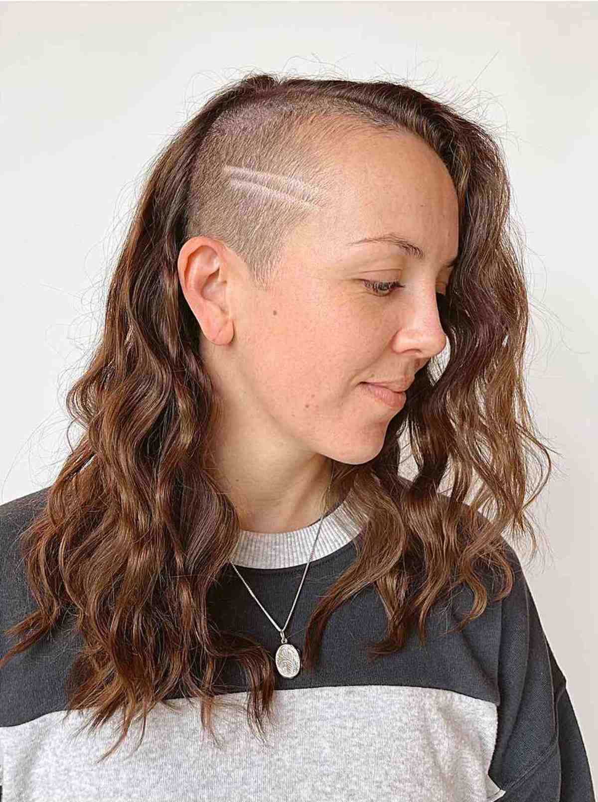 15 Edgy Long Hair with Shaved Sides & Back Undercuts for Women