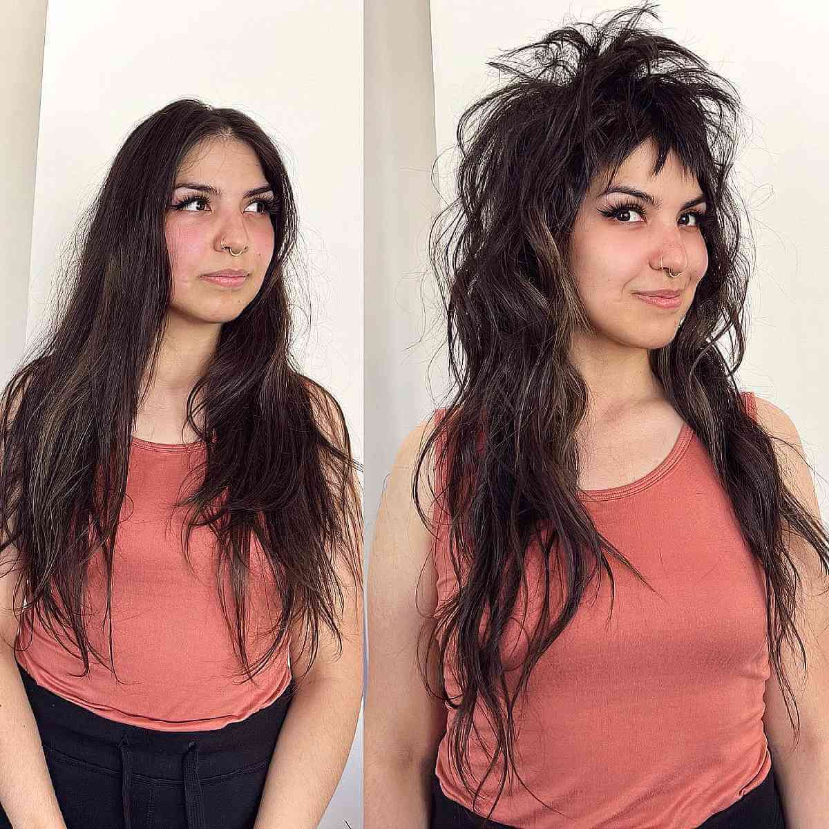 The Long Wolf Cut: 15 Coolest Ways to Get It With Long Hair
