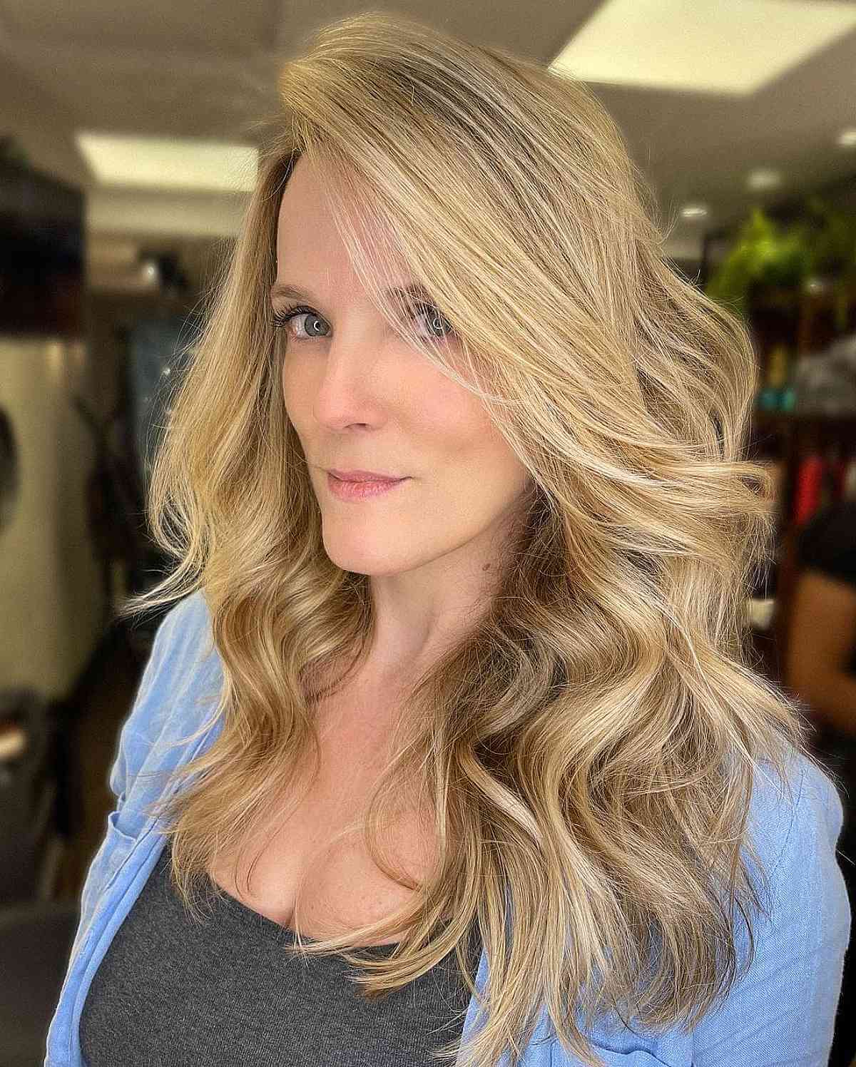 29 Most Flattering Long Hairstyles for Women Over 40