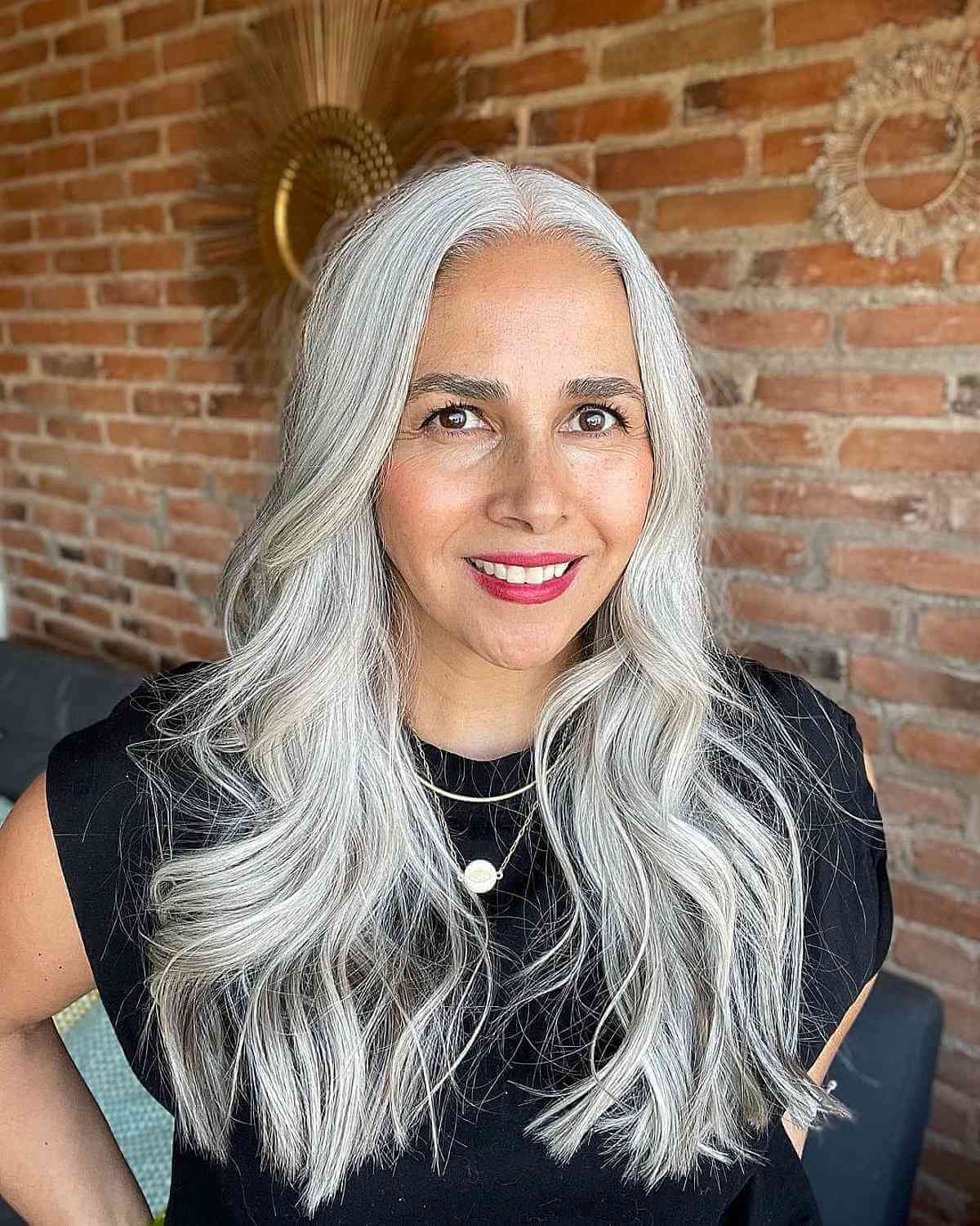 29 Most Flattering Long Hairstyles for Women Over 40