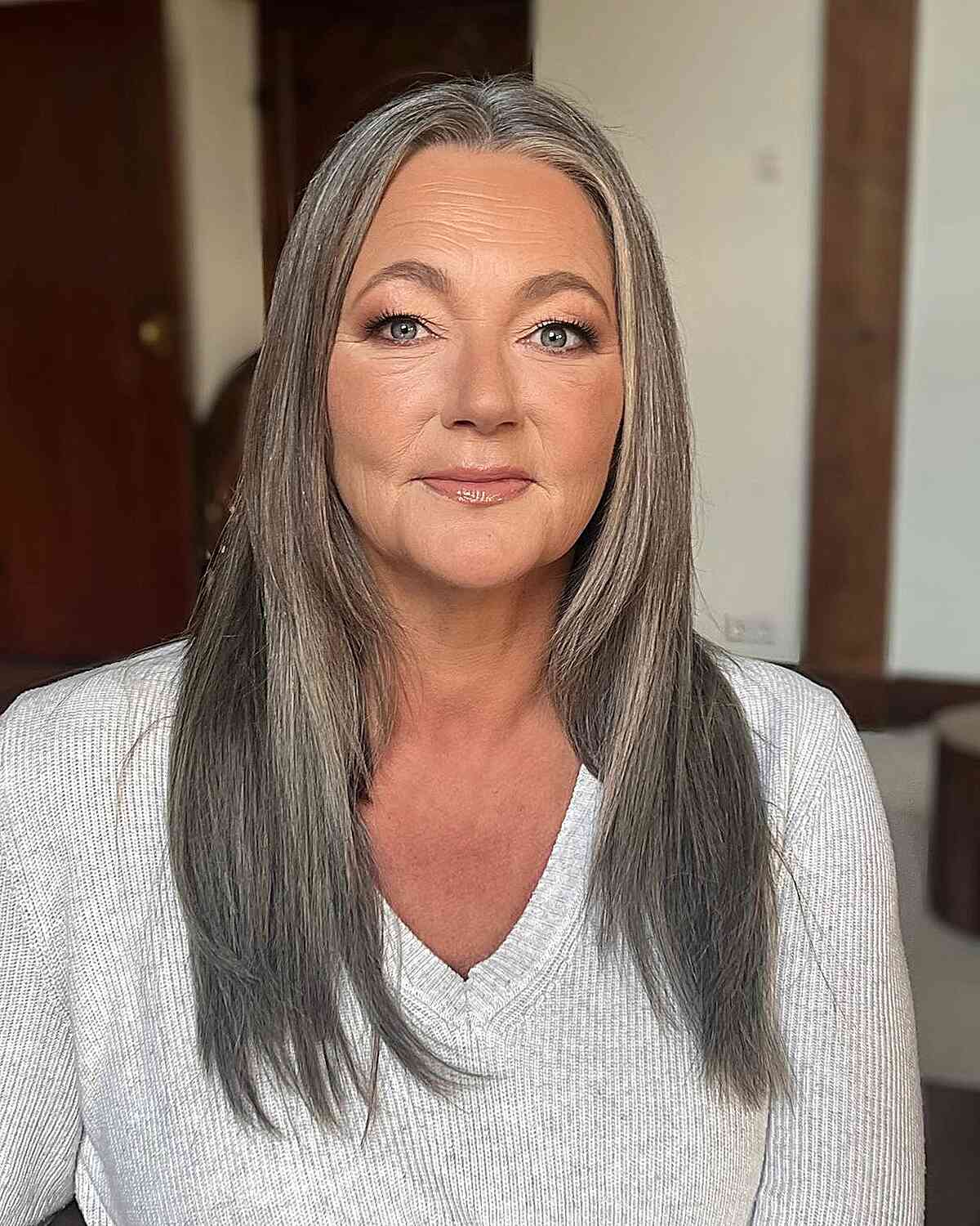 33 Most Flattering Long Hairstyles for Women Over 60