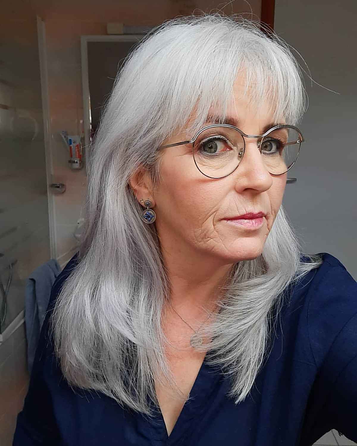 33 Most Flattering Long Hairstyles for Women Over 60