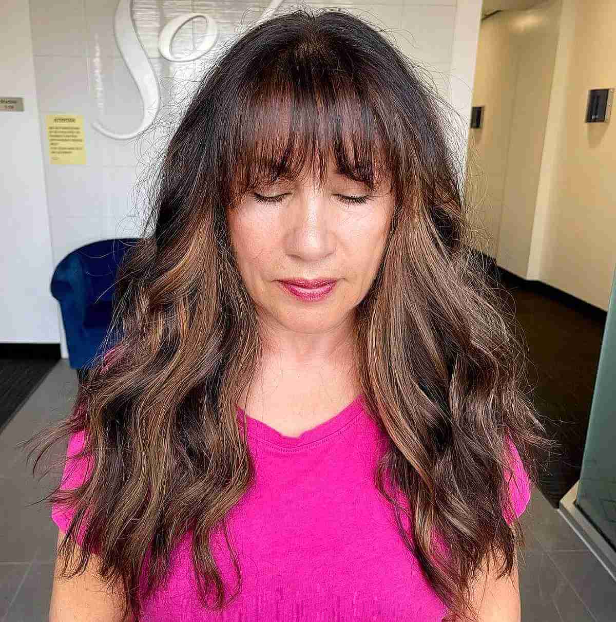 19 Trendy & Easy Long Hairstyles for Women Over 50