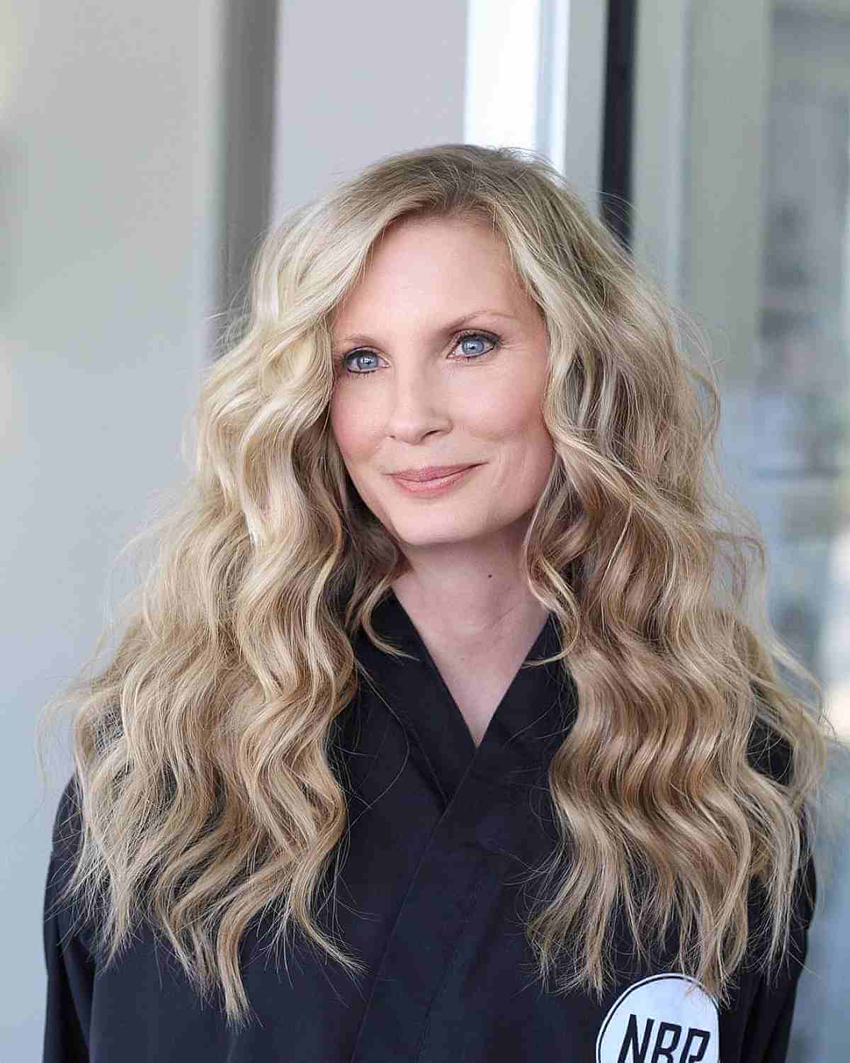 19 Trendy & Easy Long Hairstyles for Women Over 50