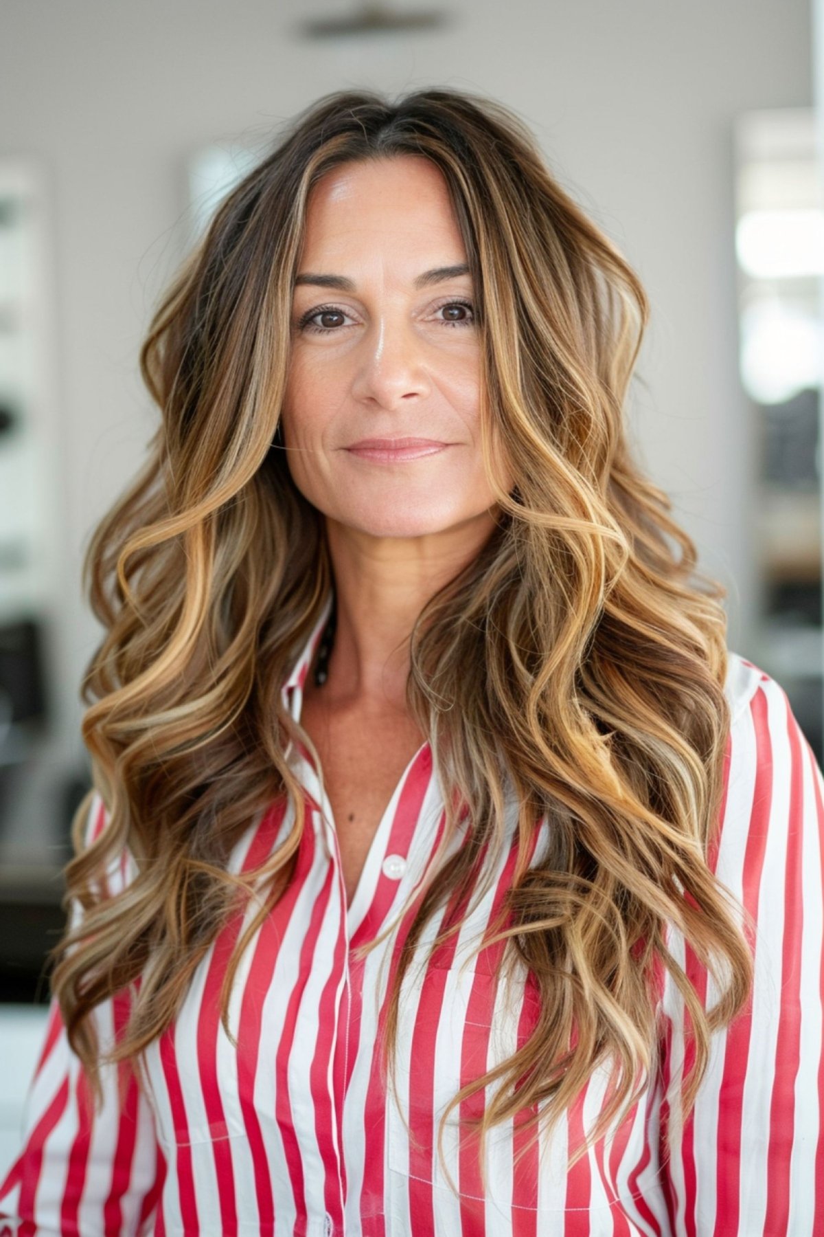 19 Trendy & Easy Long Hairstyles for Women Over 50