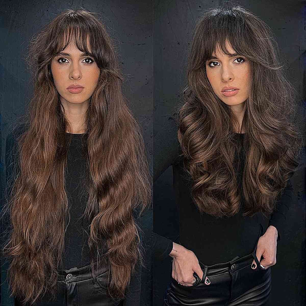 32 Hair-Taming Long Shaggy Hairstyles for Women with Thick Hair