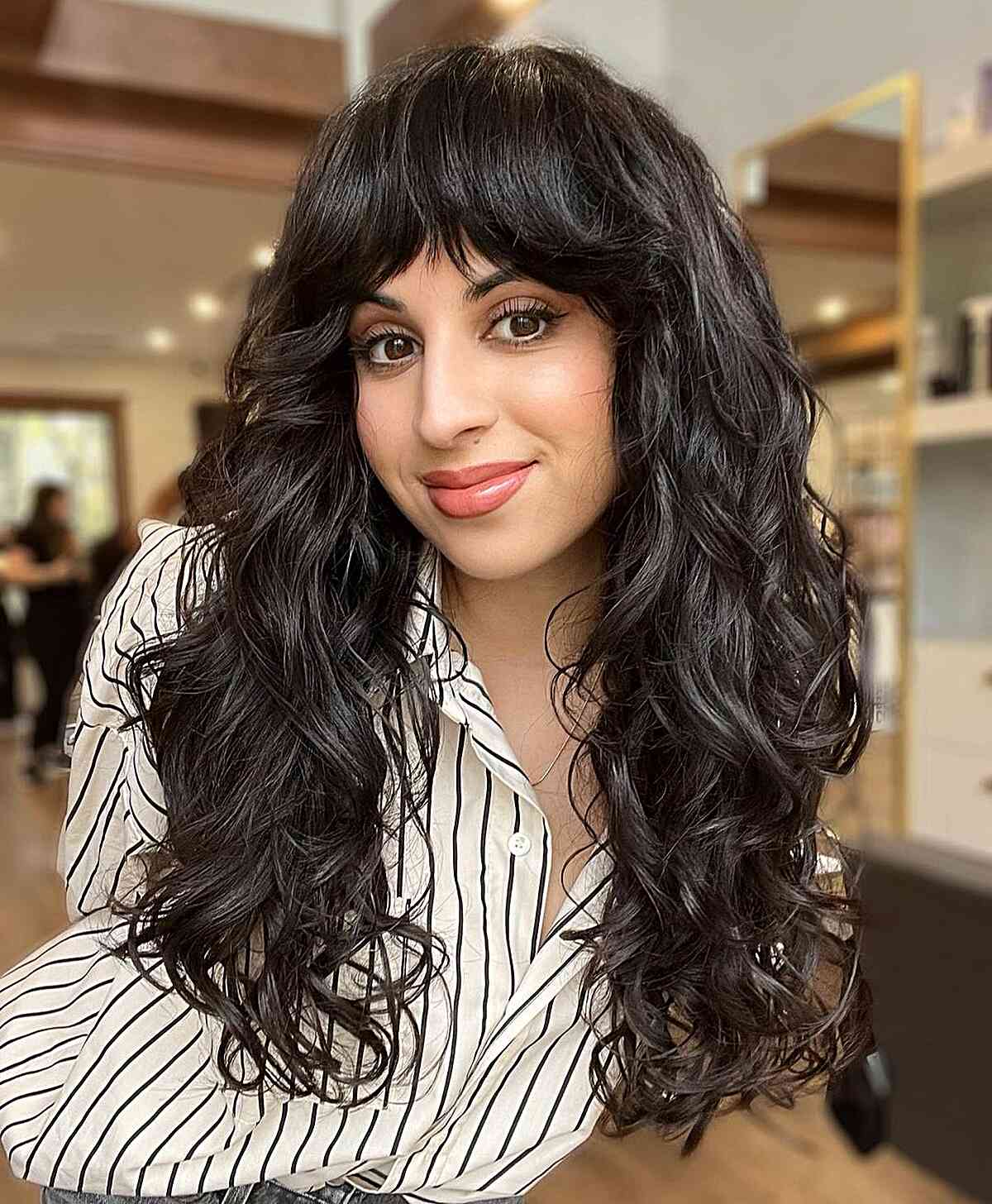 22 Ways to Pull Off Long Shags for Curly Hair