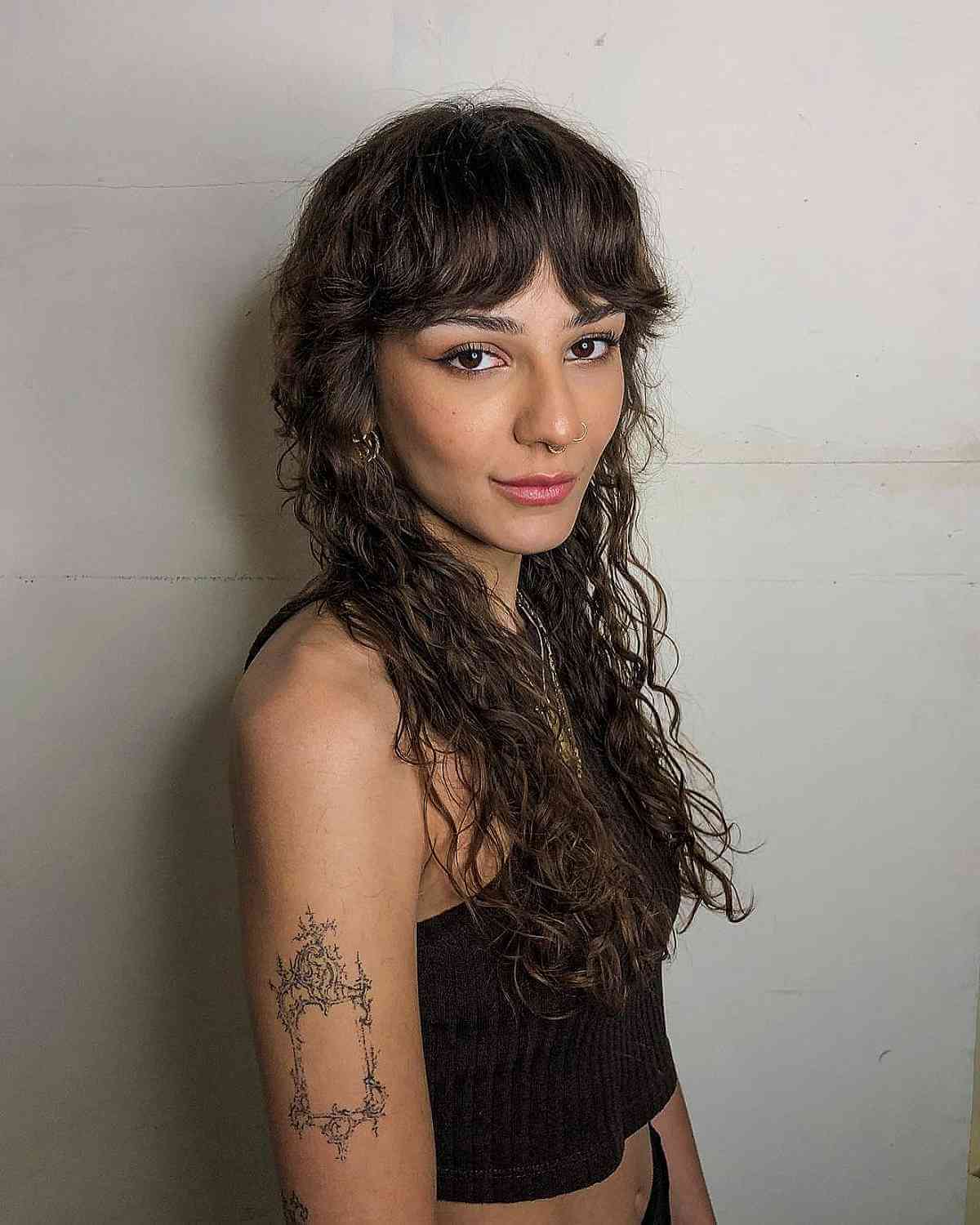 22 Ways to Pull Off Long Shags for Curly Hair