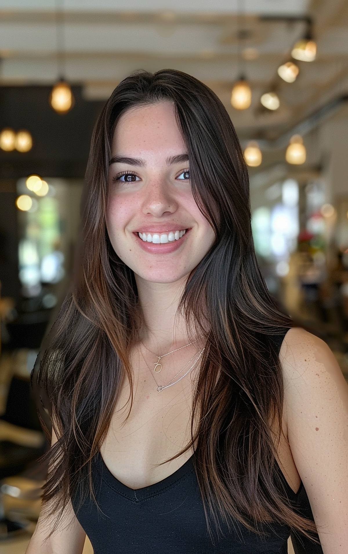 Long Hair Without Bangs: 16 Best Ideas for 2025