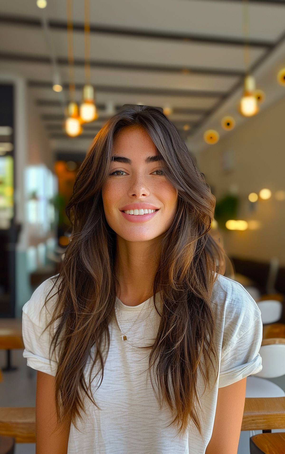 Long Hair Without Bangs: 16 Best Ideas for 2025