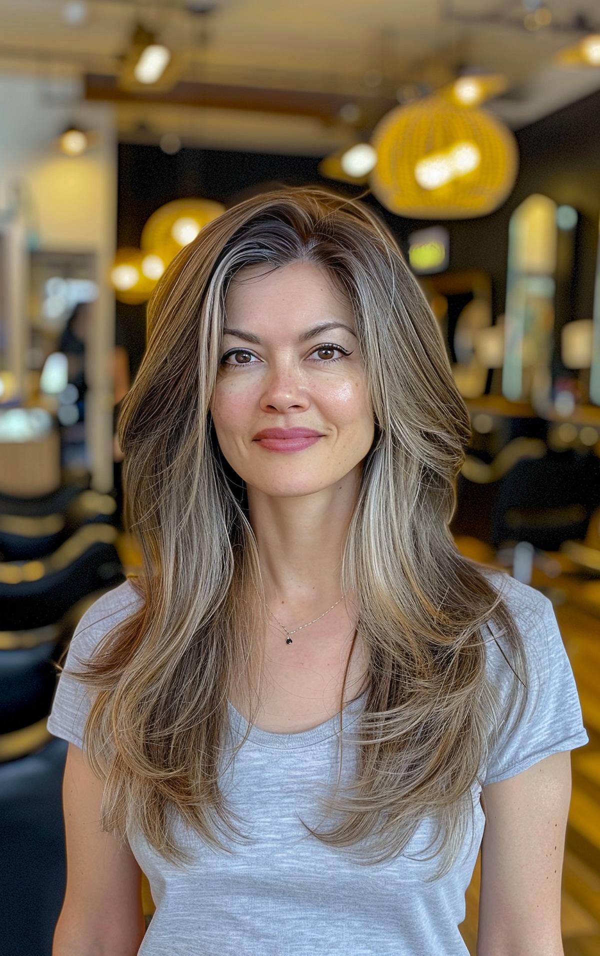 Long Hair Without Bangs: 16 Best Ideas for 2025