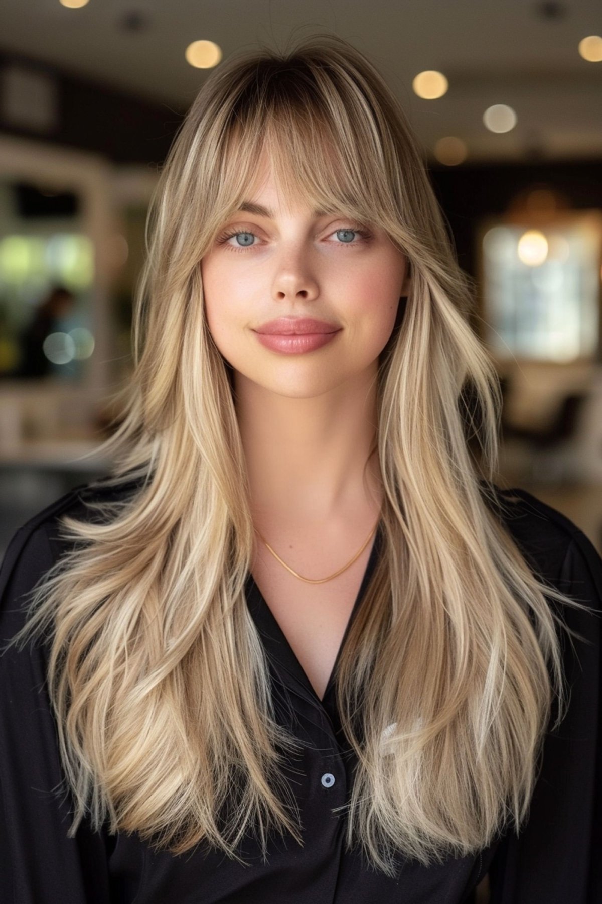 62 Cute Ways to Get Long Hair With Bangs