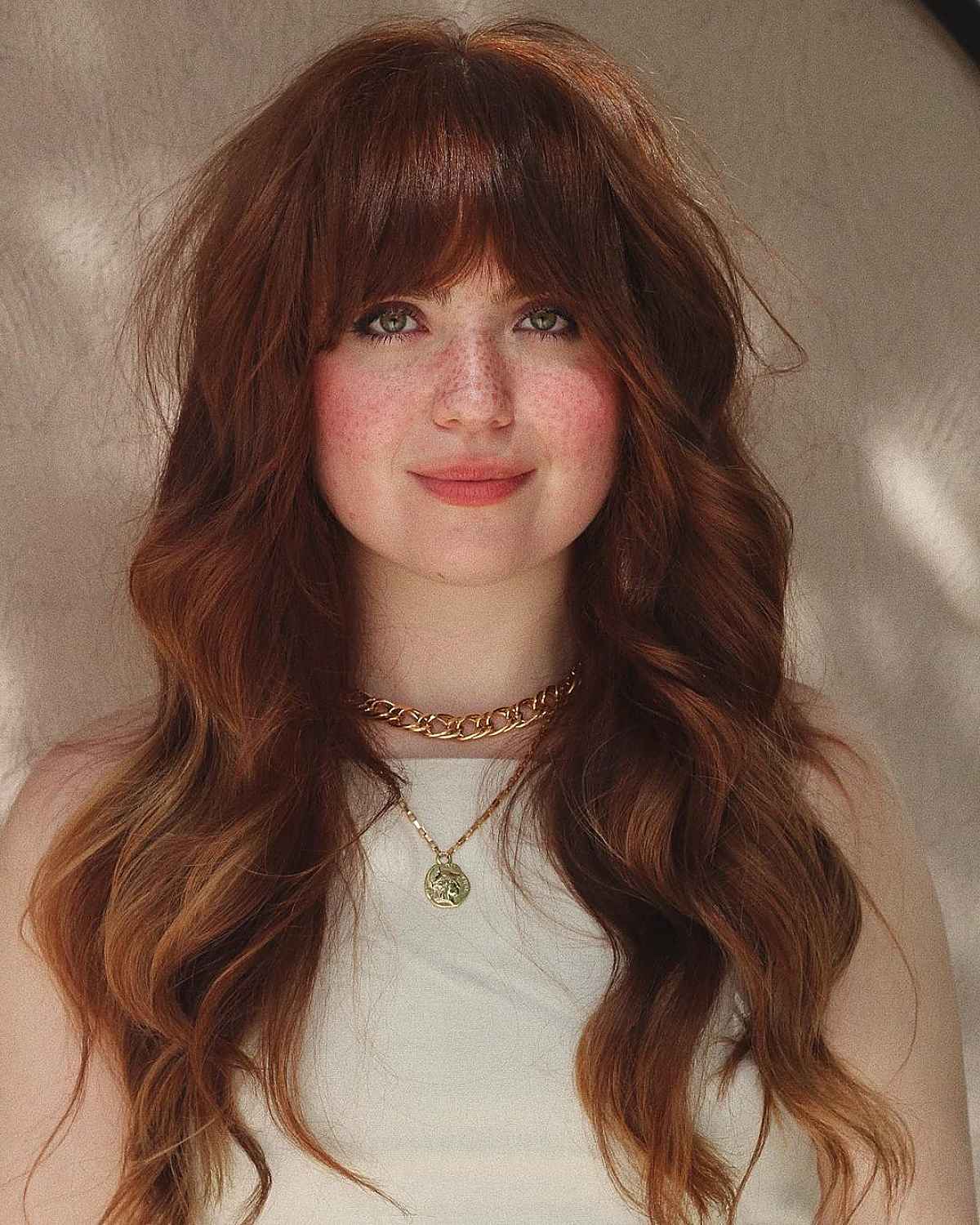 62 Cute Ways to Get Long Hair With Bangs