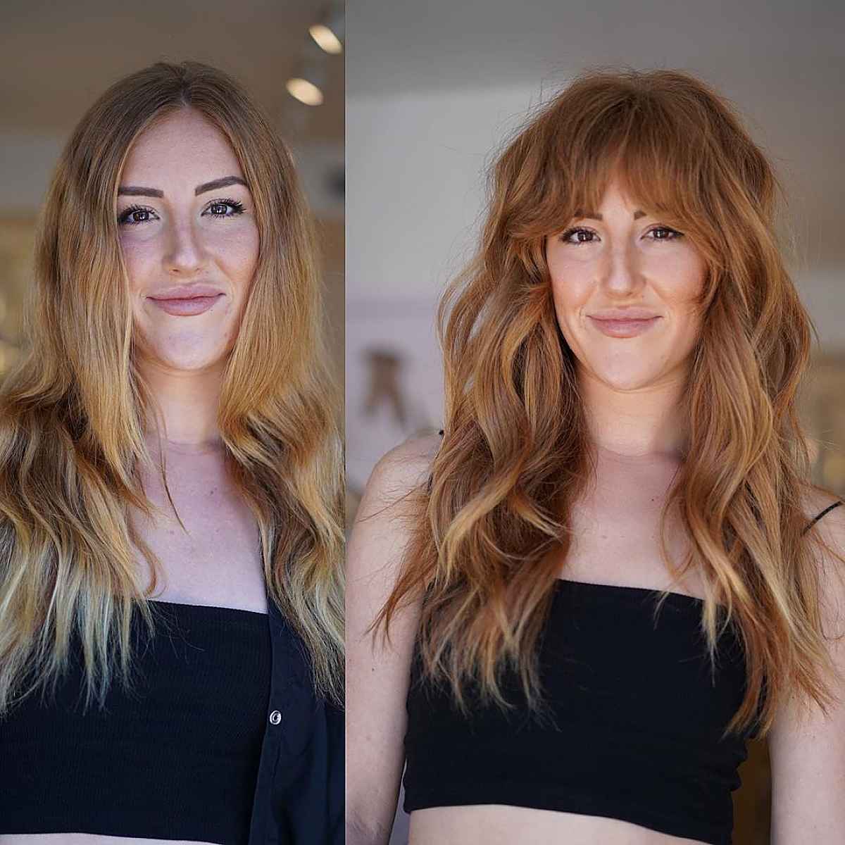 62 Cute Ways to Get Long Hair With Bangs