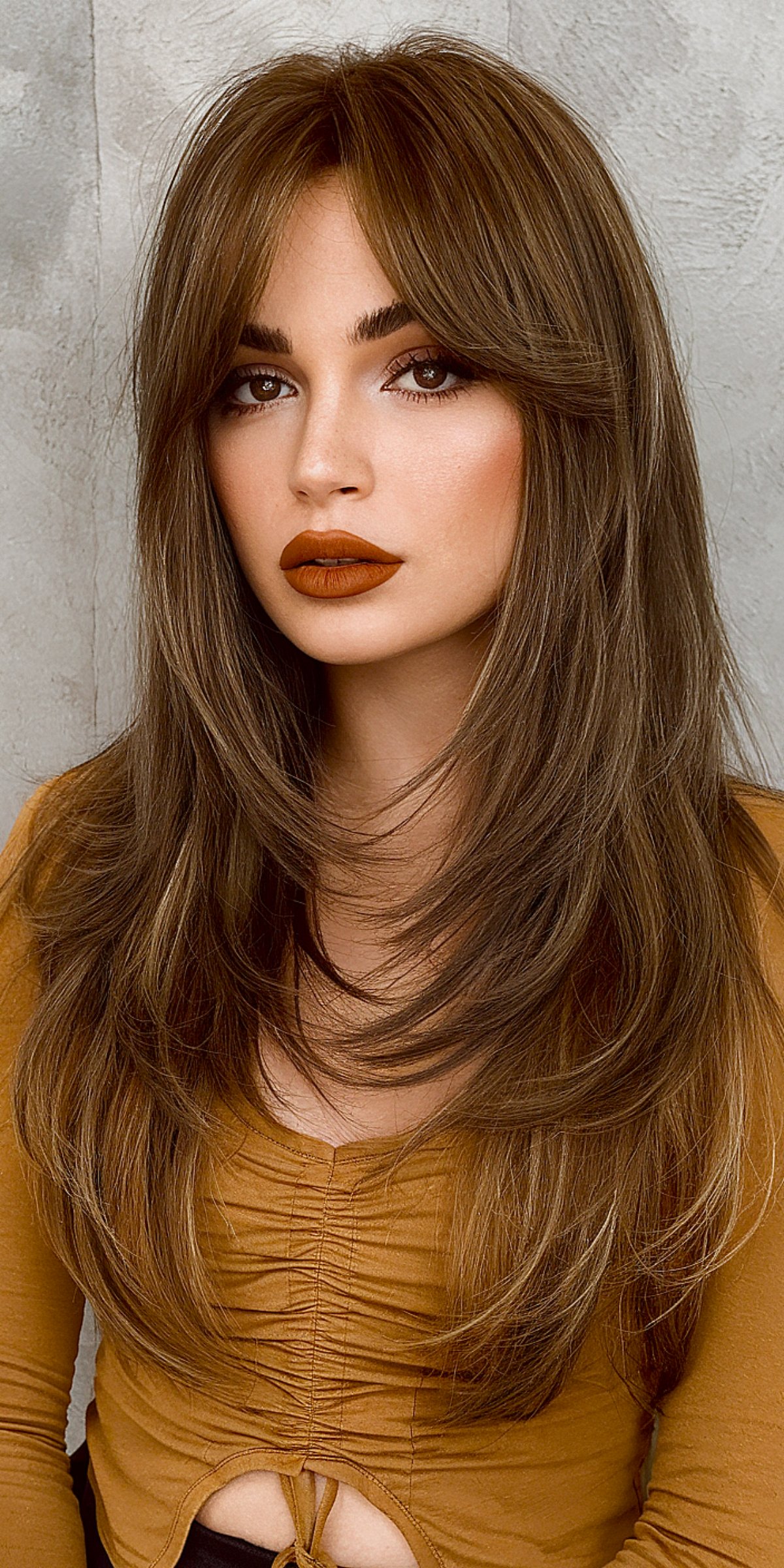15+ Ideas for Long Straight Hair with Curtain Bangs