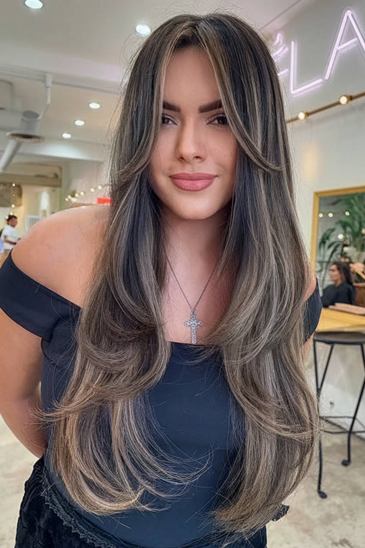 15+ Ideas for Long Straight Hair with Curtain Bangs