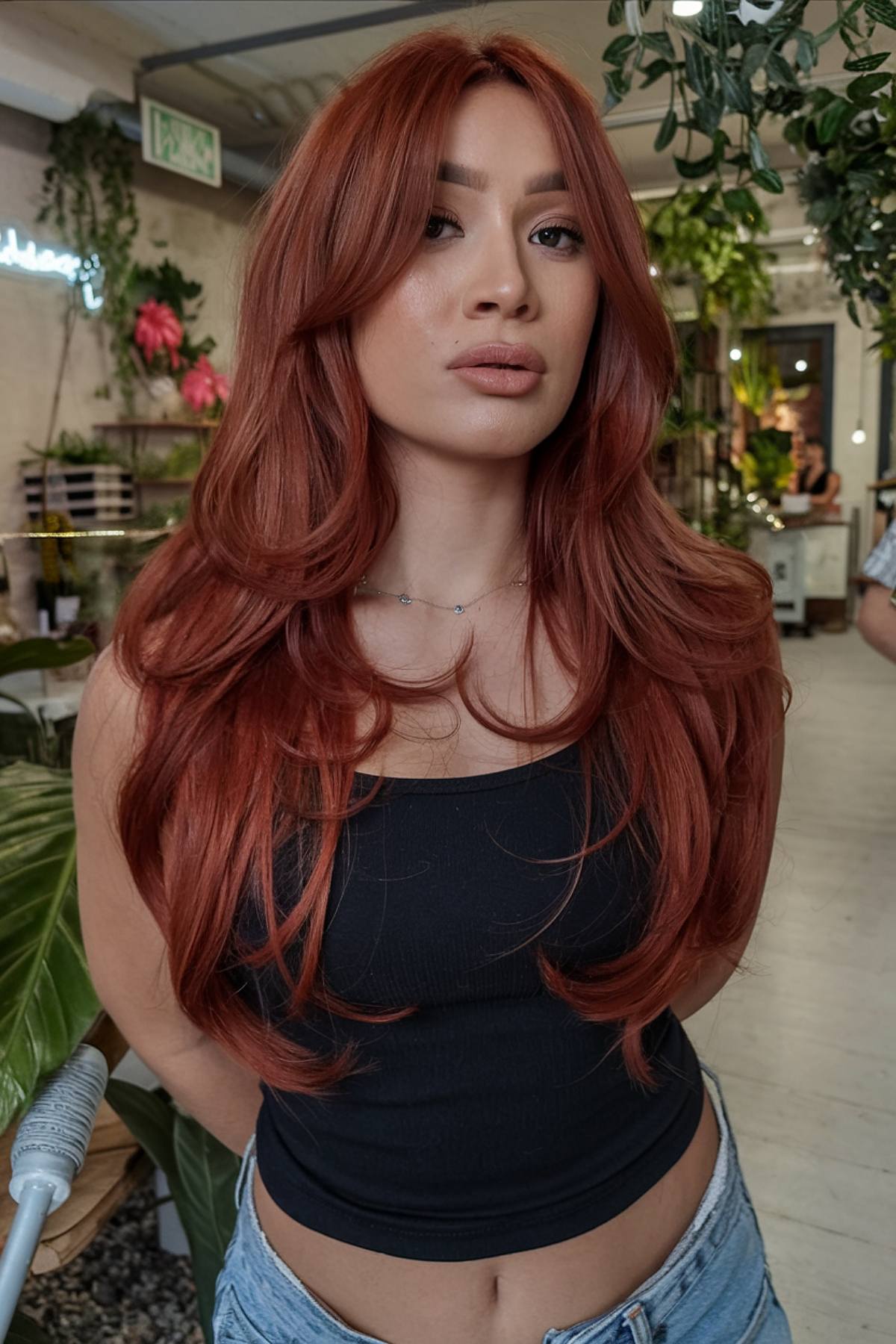 15+ Ideas for Long Straight Hair with Curtain Bangs