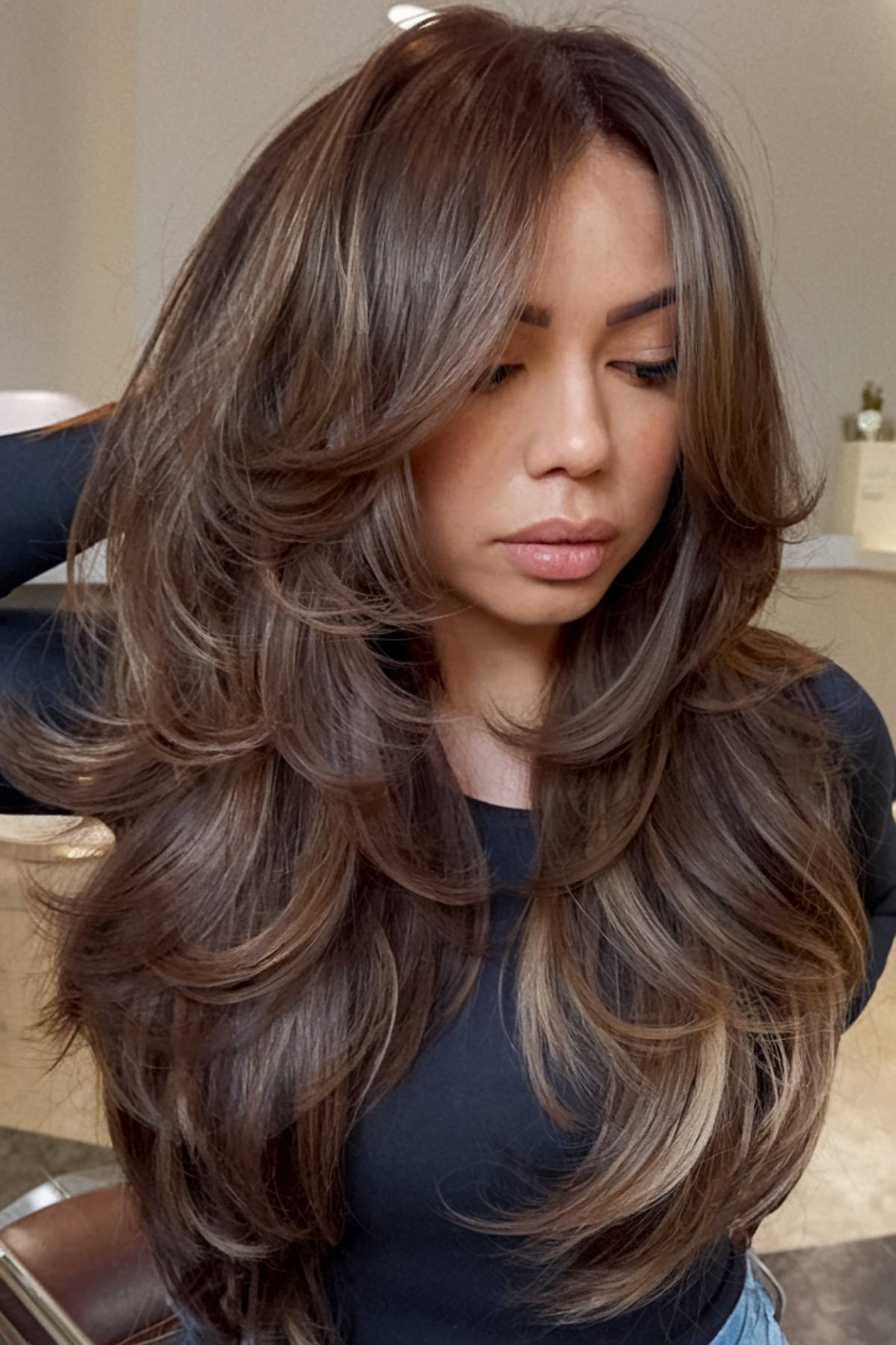 15+ Ideas for Long Straight Hair with Curtain Bangs