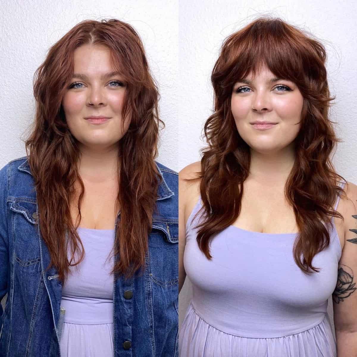 34 Most Flattering Long Hairstyles for Round Faces