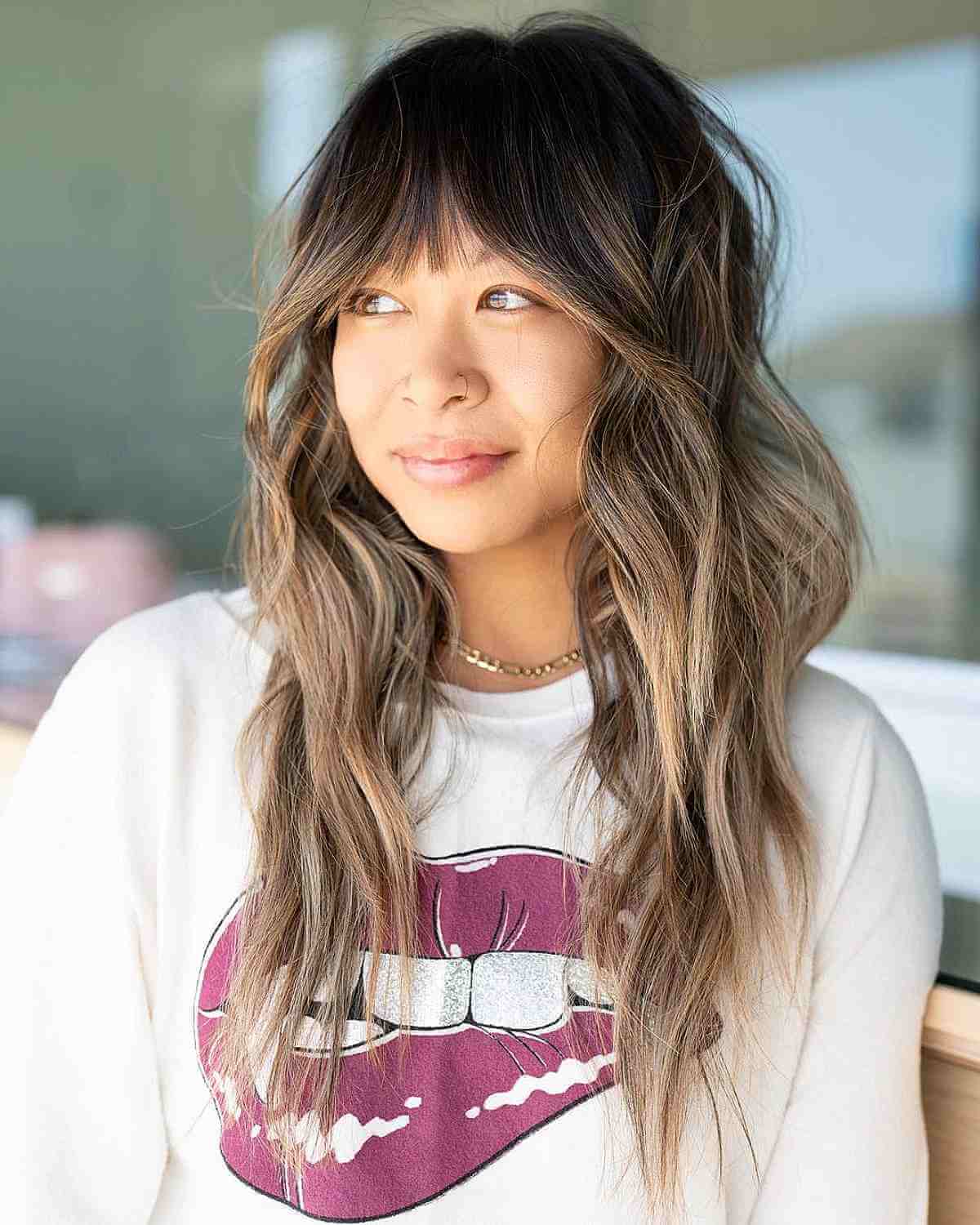 50+ Trendiest Long Shag Haircuts for The Ultimate Textured Look