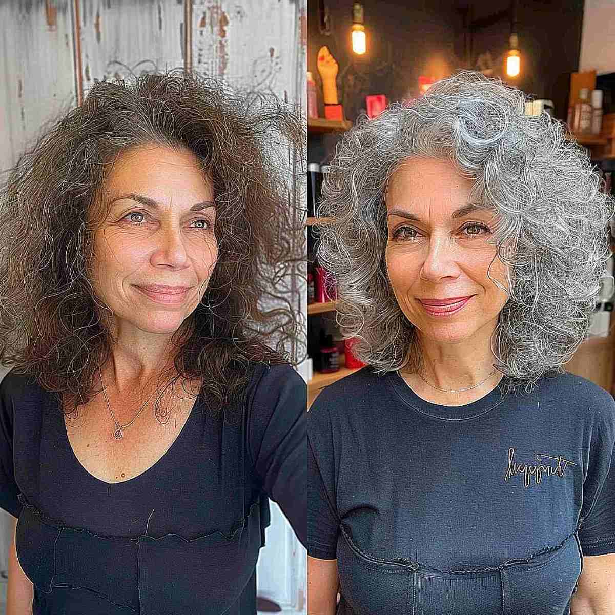 54 Youthful Medium-Length Hairstyles for Women Over 50