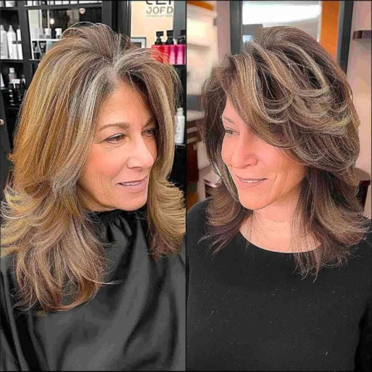 54 Youthful Medium-Length Hairstyles for Women Over 50