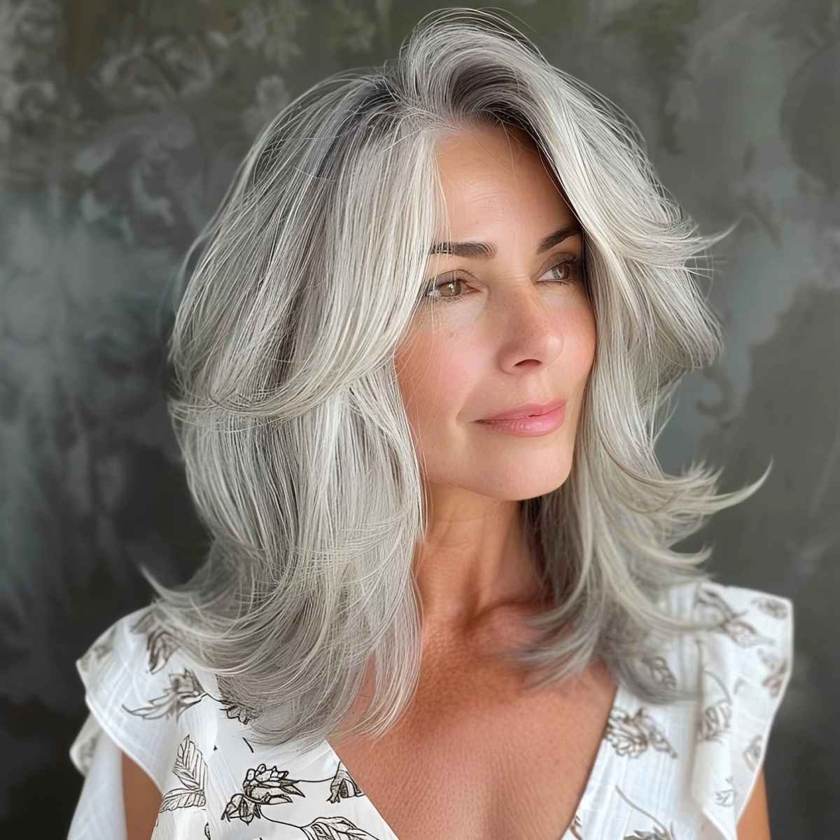 54 Youthful Medium-Length Hairstyles for Women Over 50