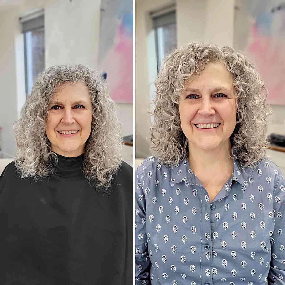 54 Youthful Medium-Length Hairstyles for Women Over 50