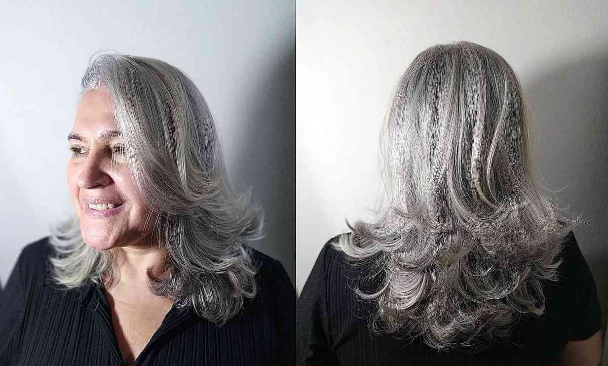 54 Youthful Medium-Length Hairstyles for Women Over 50