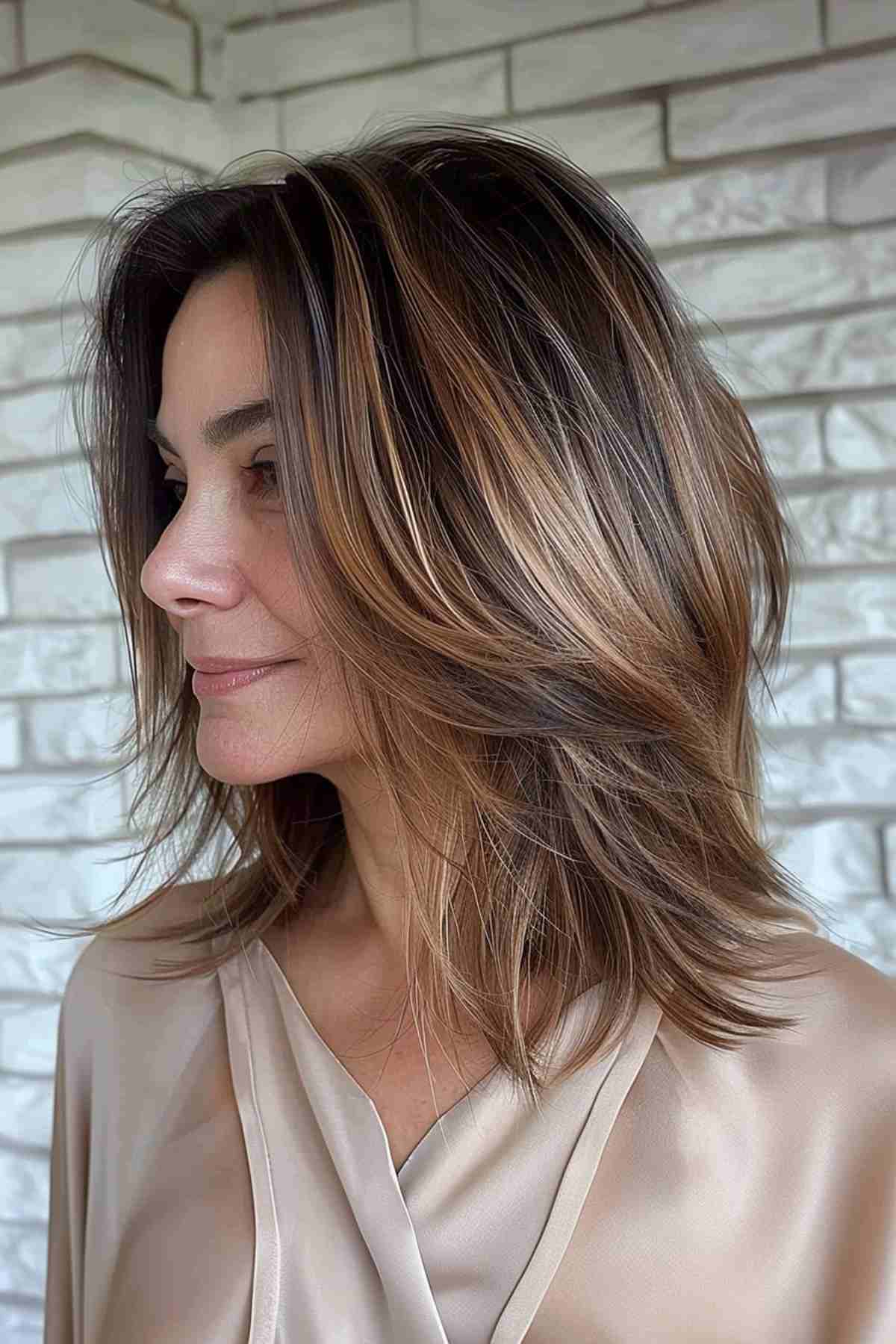 62 Best Medium-Length Haircuts for Women Over 40