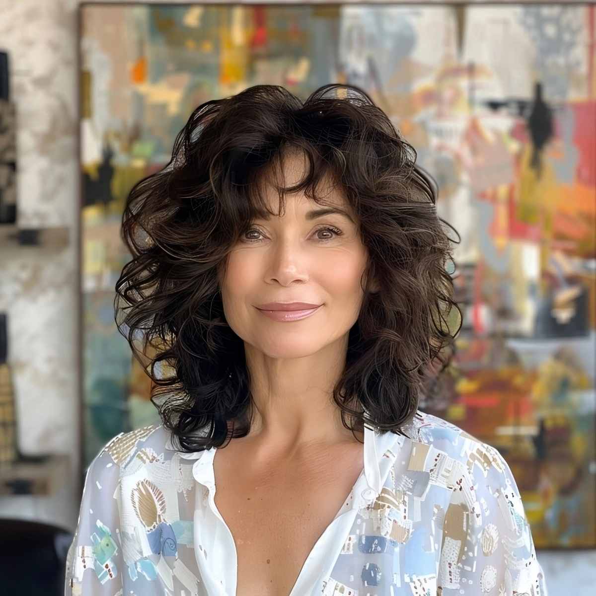62 Best Medium-Length Haircuts for Women Over 40