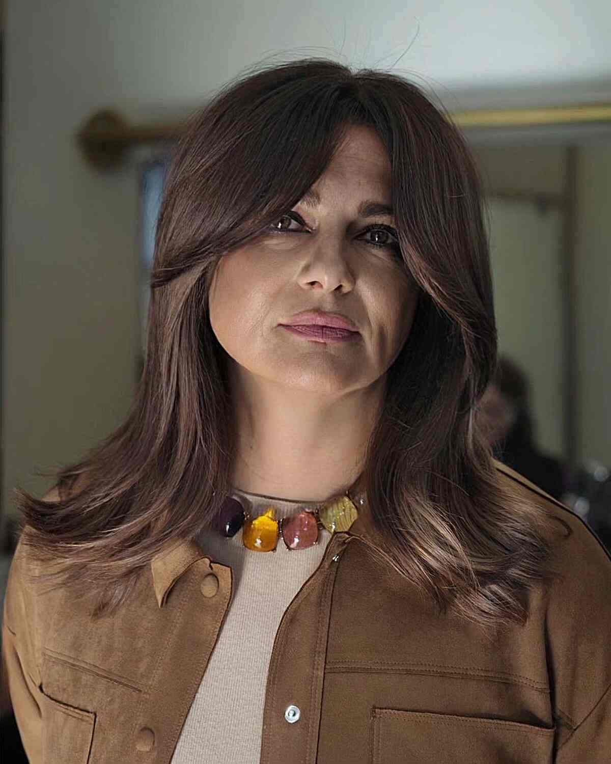 62 Best Medium-Length Haircuts for Women Over 40