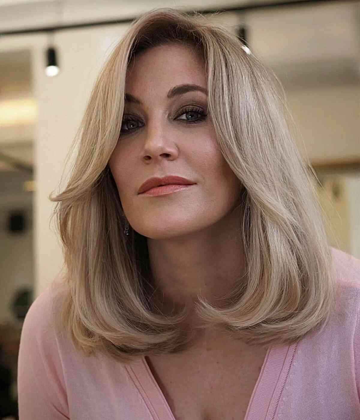 62 Best Medium-Length Haircuts for Women Over 40