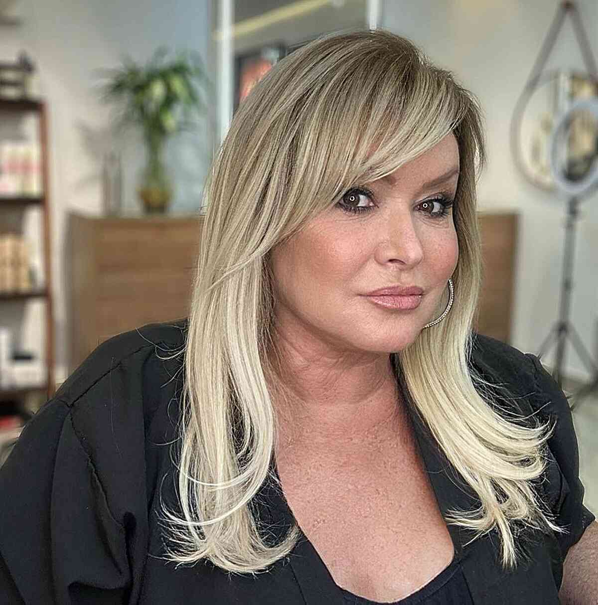 62 Best Medium-Length Haircuts for Women Over 40