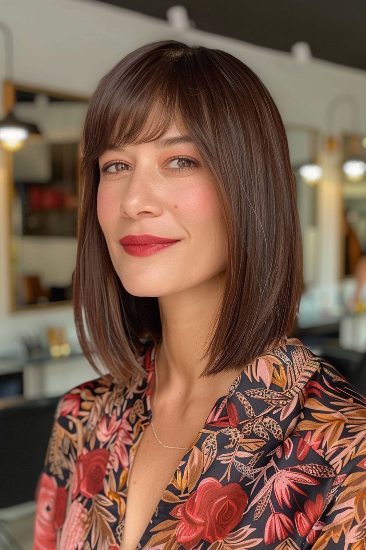 62 Best Medium-Length Haircuts for Women Over 40