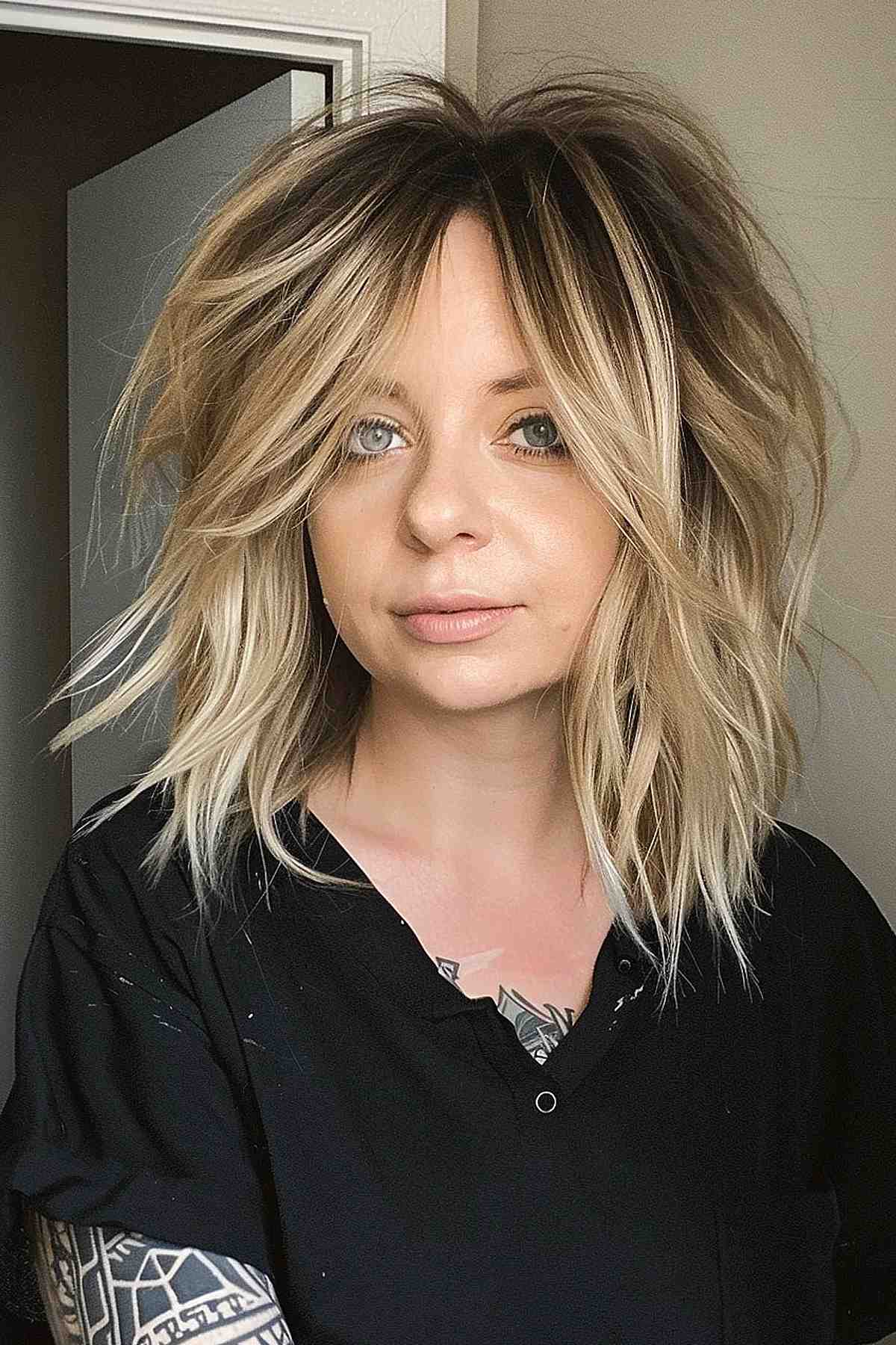 49 Most Requested Shoulder-Length Choppy Haircuts for a Trendy Look