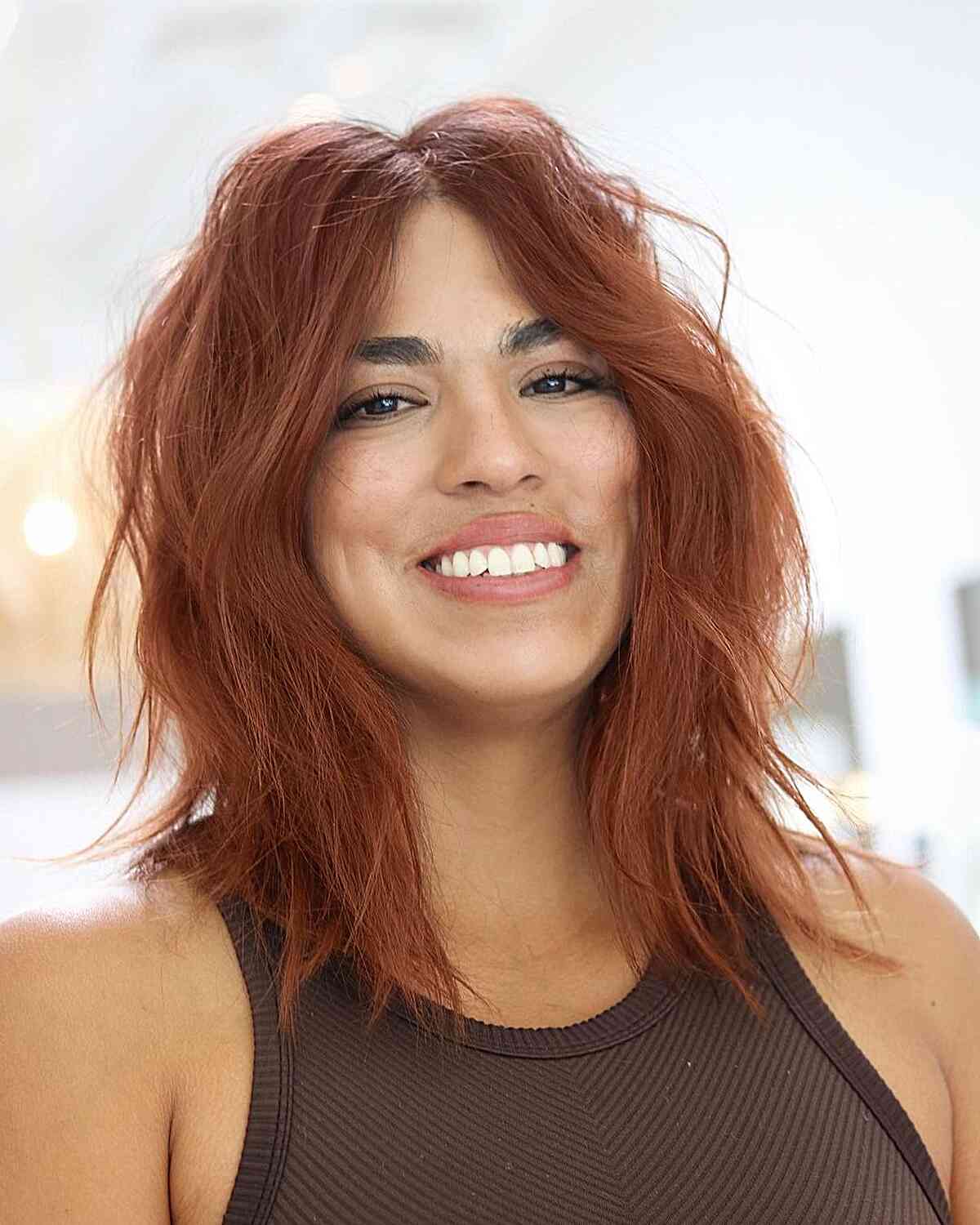 49 Most Requested Shoulder-Length Choppy Haircuts for a Trendy Look