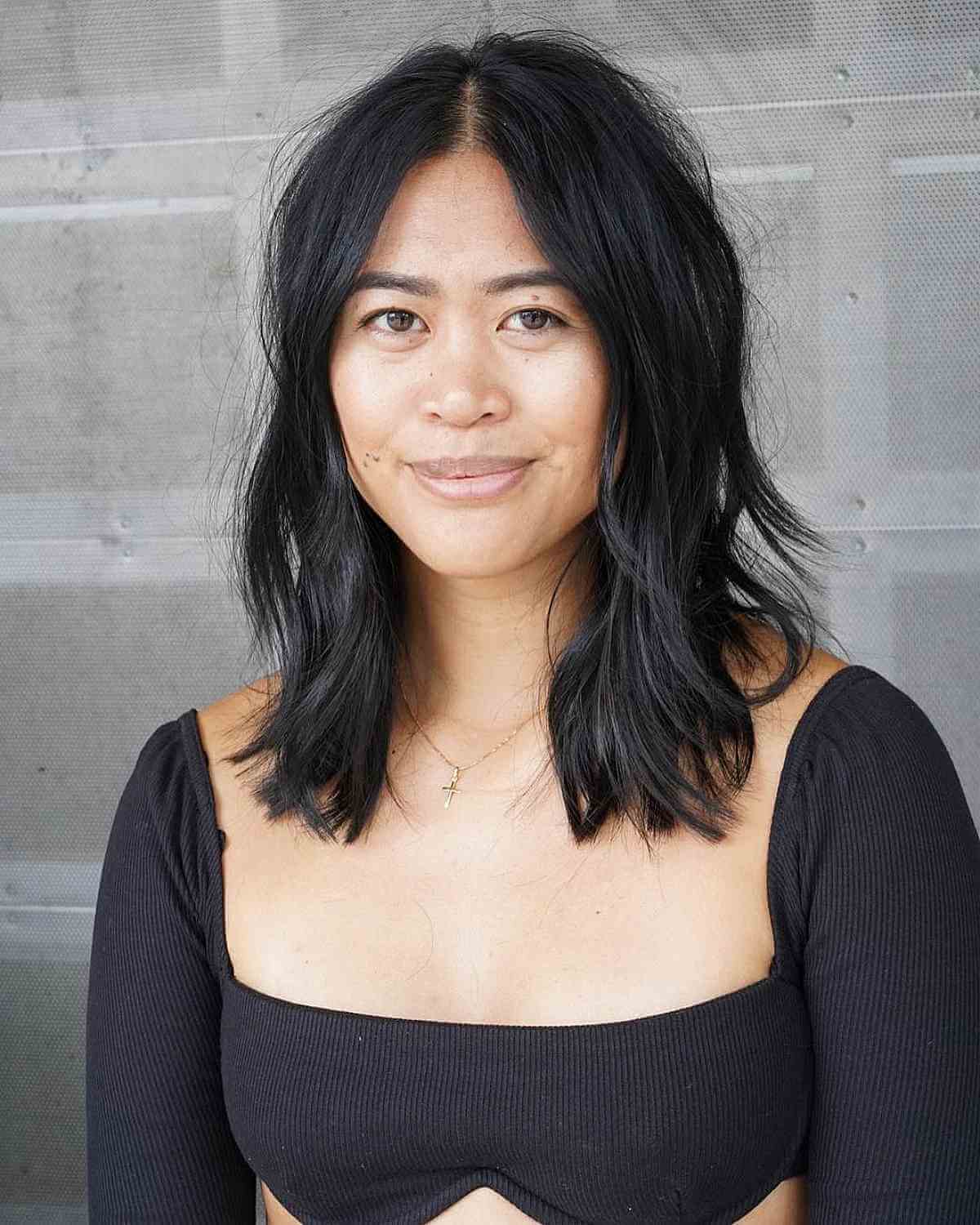 49 Most Requested Shoulder-Length Choppy Haircuts for a Trendy Look