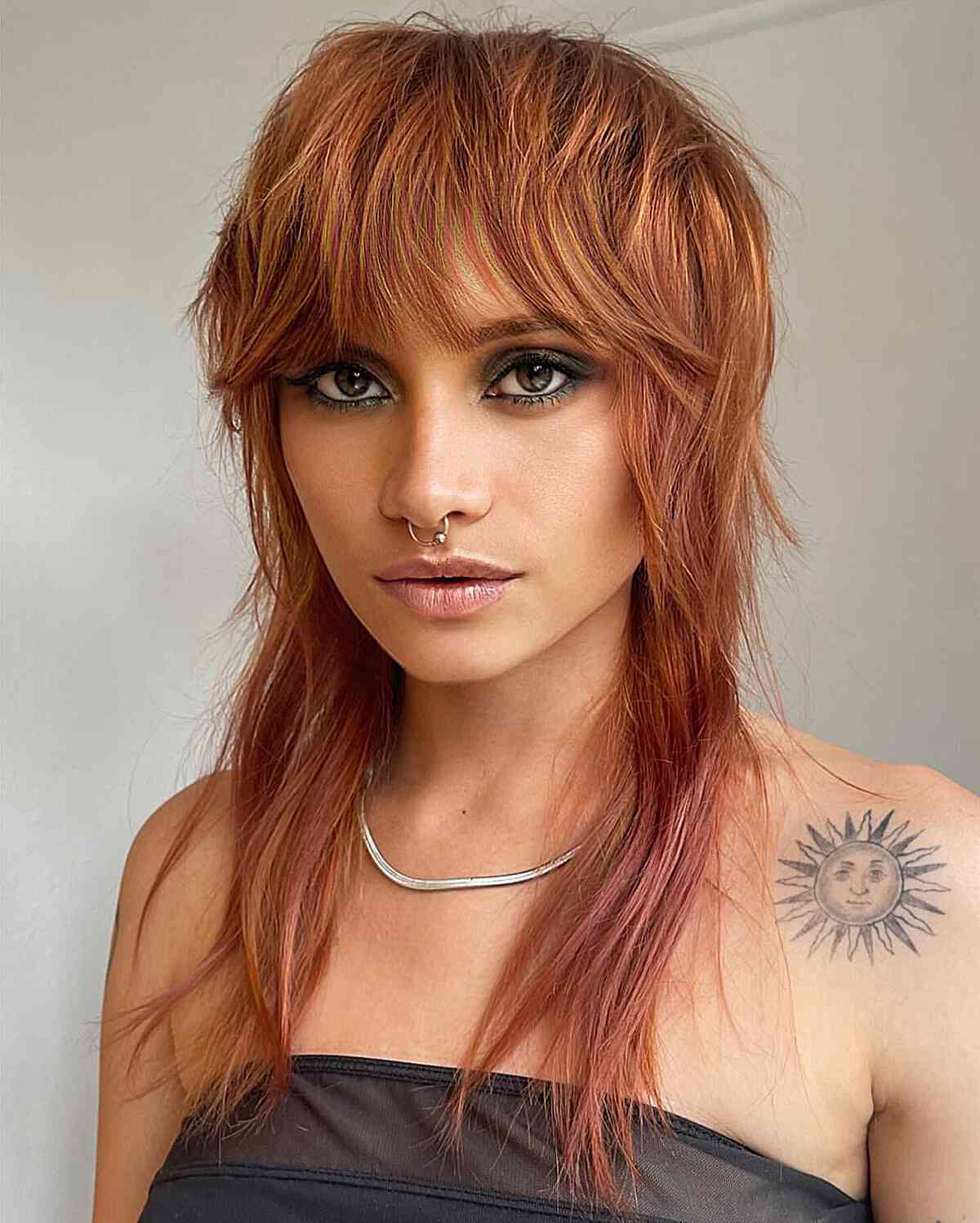 80 Best Medium Shags with Bangs You Can Get Right Now