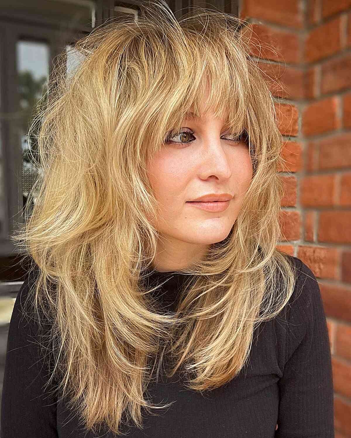 80 Best Medium Shags with Bangs You Can Get Right Now