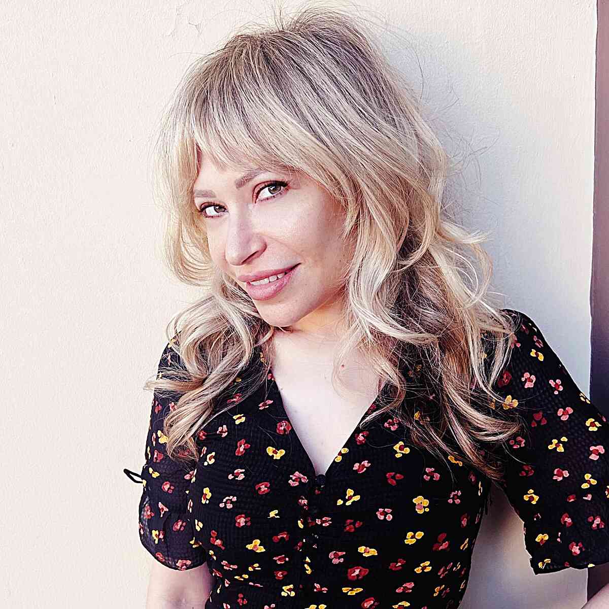 80 Best Medium Shags with Bangs You Can Get Right Now